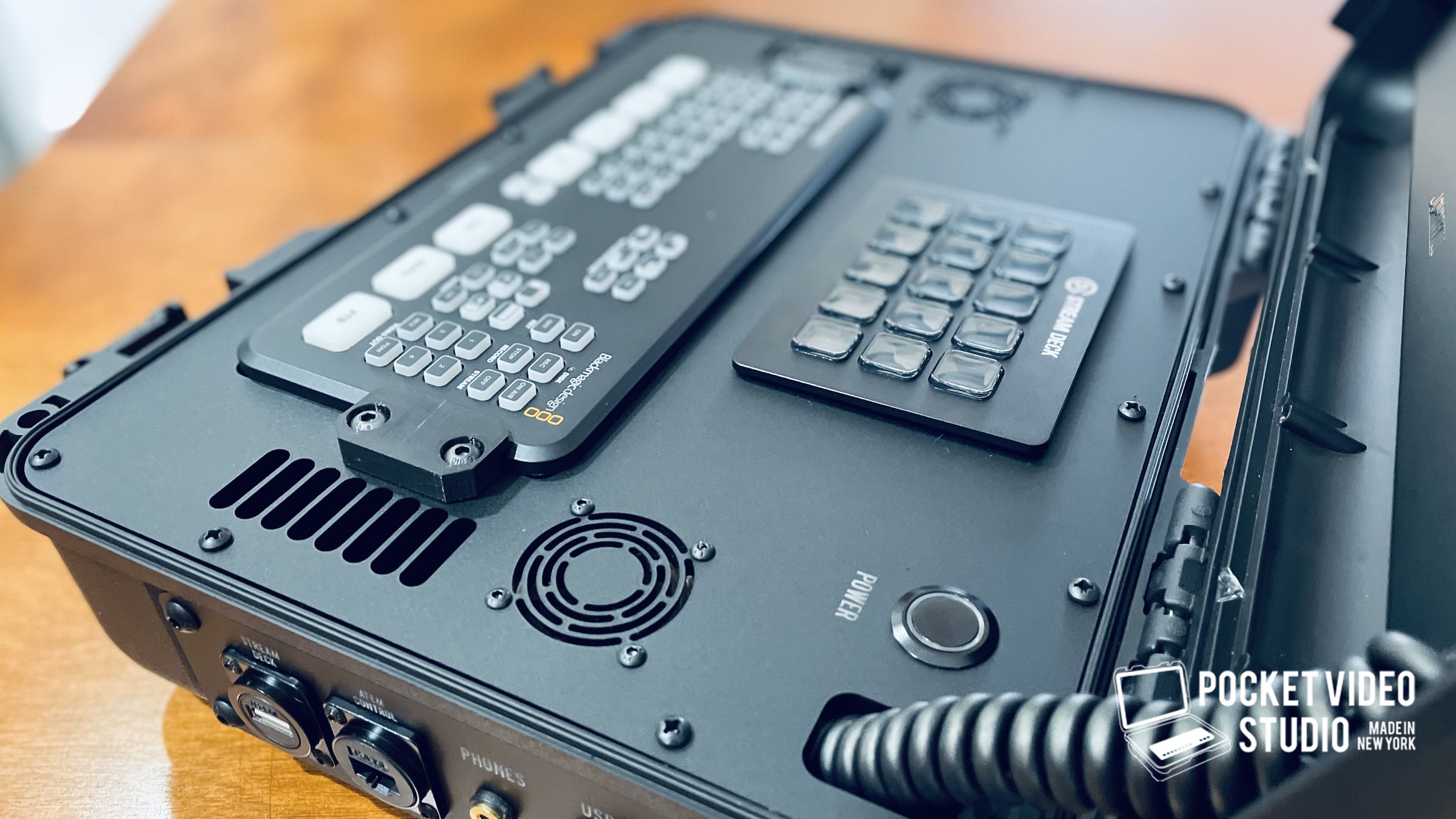 ATEM MINI CASE M052022 OUTSIDE PORTS - STREAM DECK module | Pocket