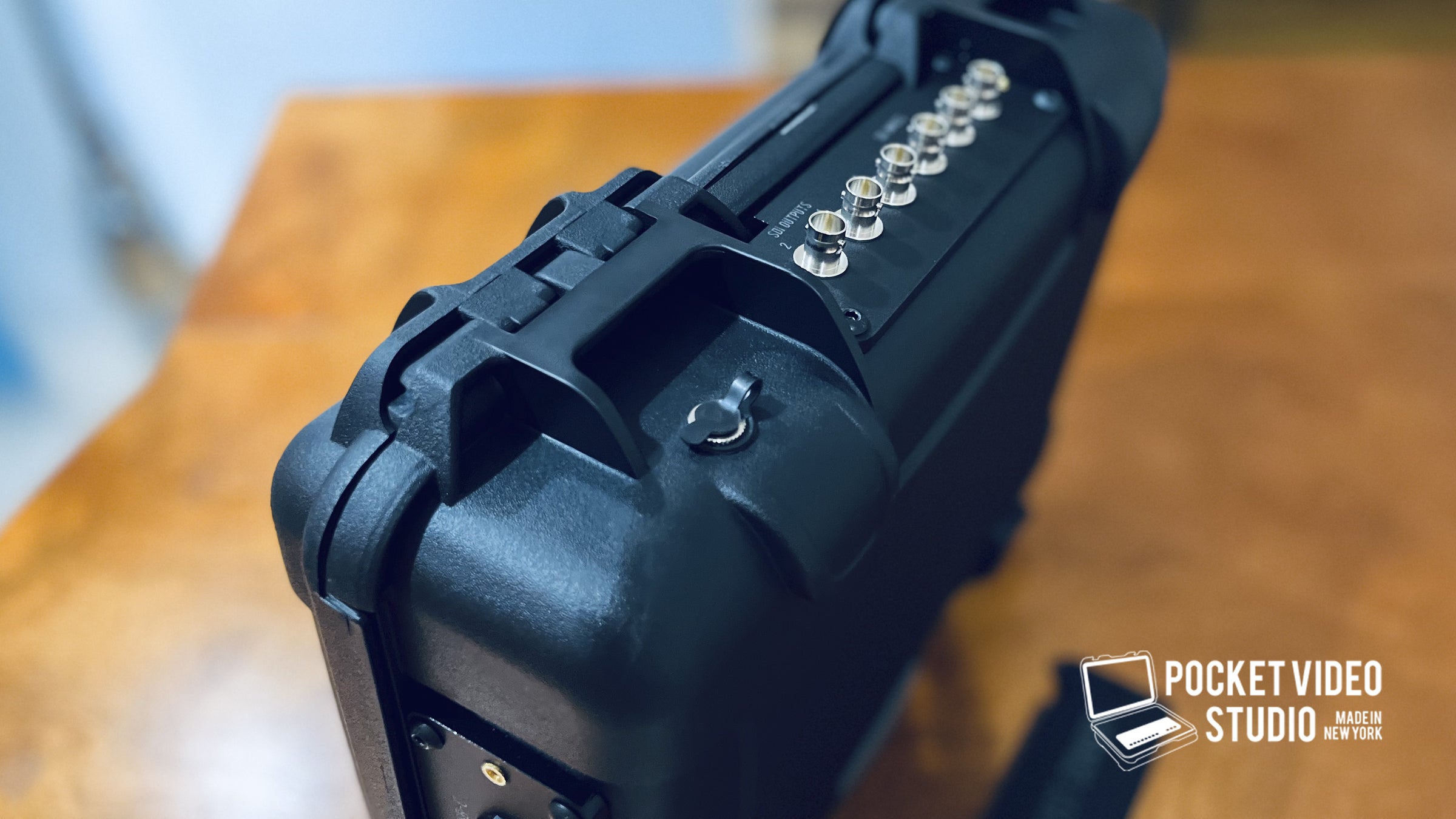 ATEM MINI PRO SDI CASE OUTSIDE PORTS | Pocket Video Studio New York