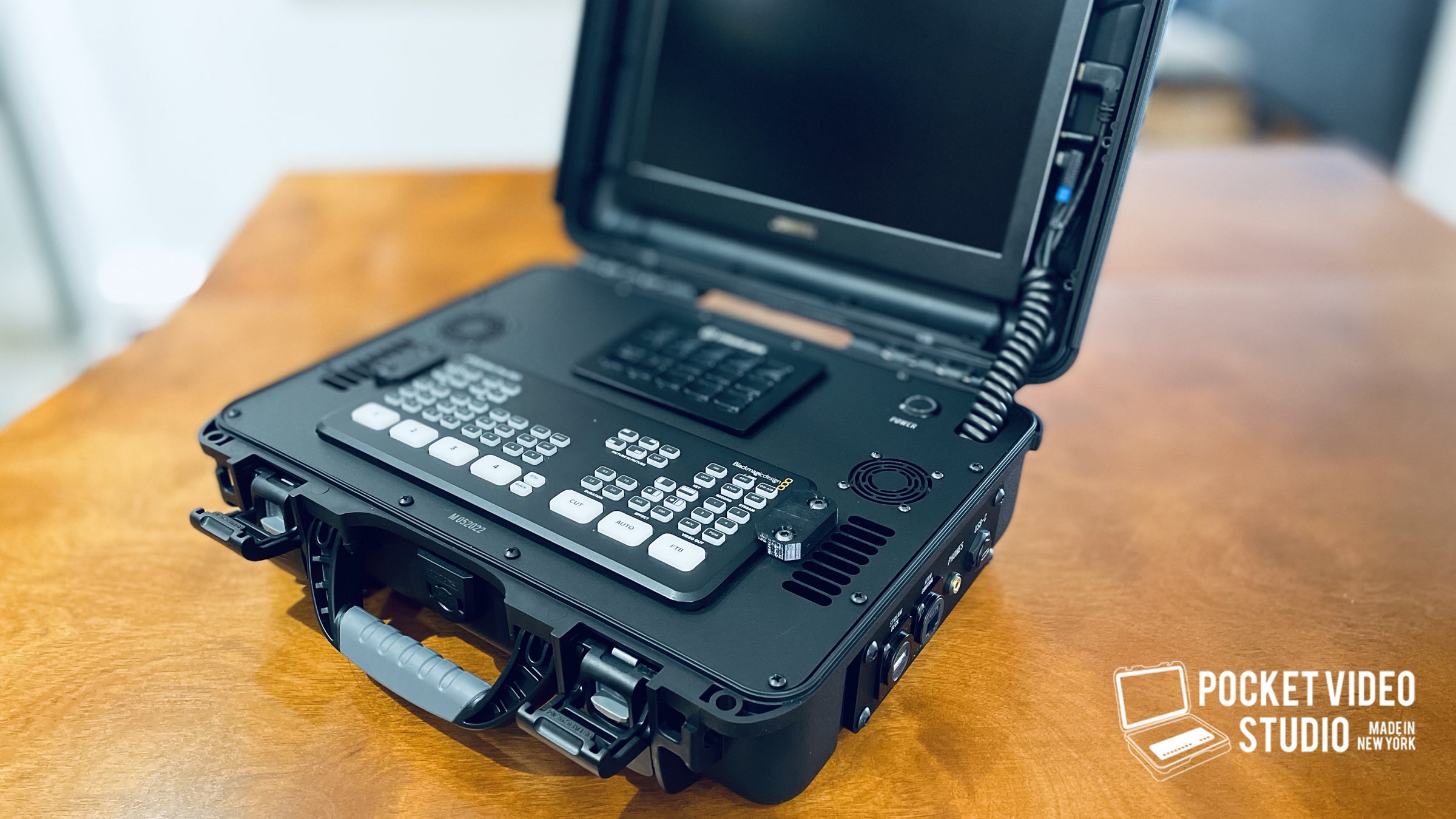 ATEM MINI CASE M052022 OUTSIDE PORTS - STREAM DECK module | Pocket