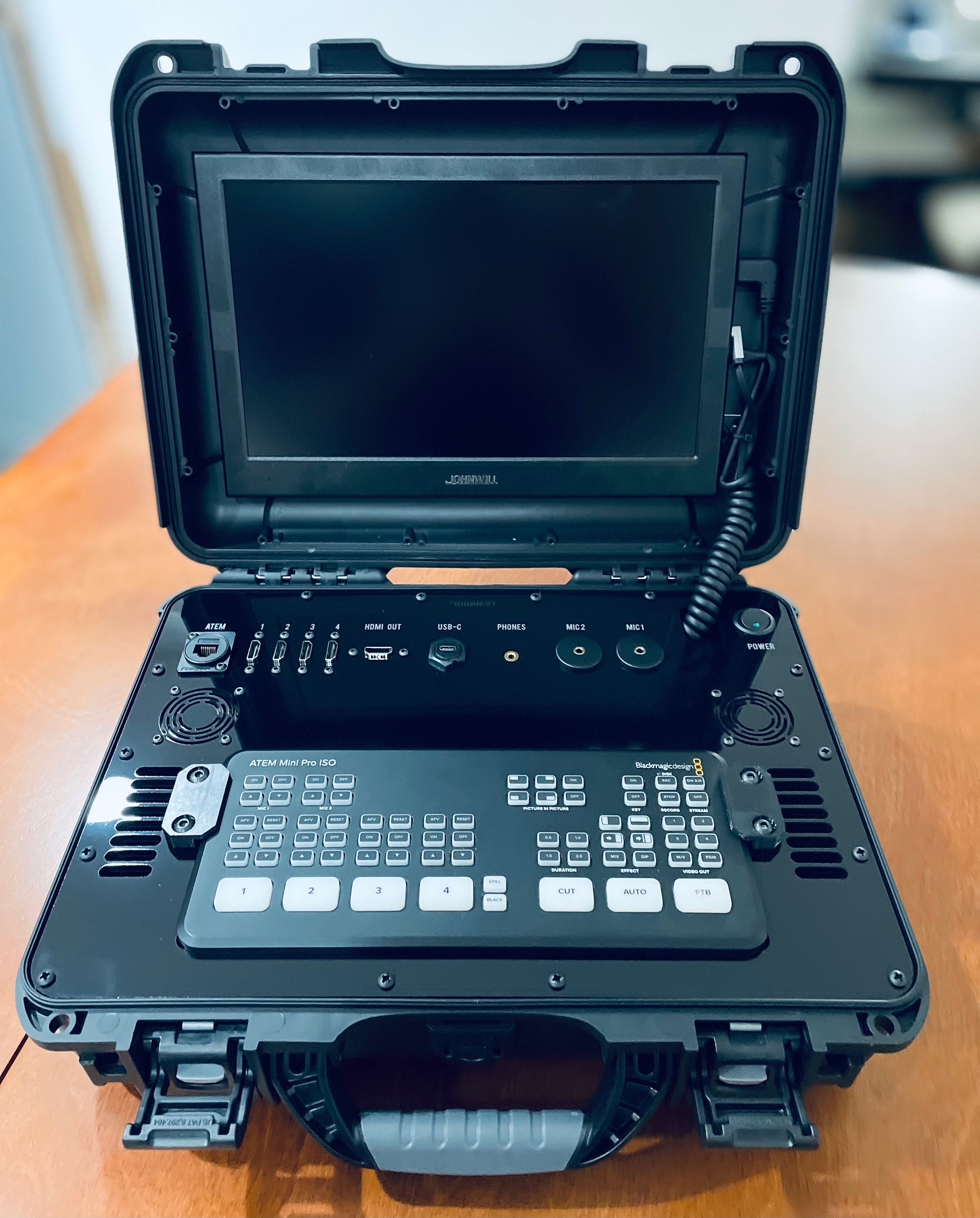 ATEM MINI CASE LE M122021 INSIDE PORTS | Pocket Video Studio New York